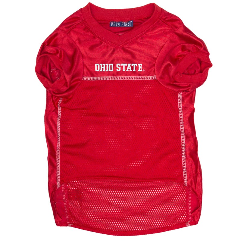Pets First NCAA College Ohio State Buckeyes Mesh Jersey for DOGS & CATS, X-Small. Licensed Dog Jersey with your Favorite Football/Basketball College Team - Image 3